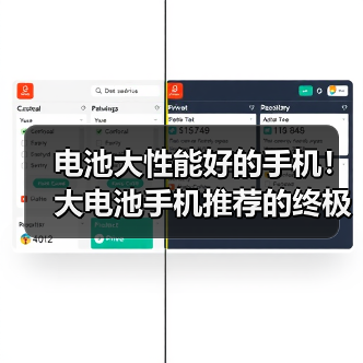 电池大性能好的手机！大电池手机推荐的终极答案来了