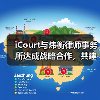 iCourt与炜衡律师事务所达成战略合作，共建“法律AI数智化实践基地”（图2）