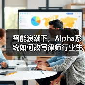 智能浪潮下,Alpha系统如何改写律师行业生存法则(图3) 智能浪潮下,Alpha系统如何改写律师行业生存法则(图3)