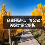企业网站推广怎么做?关键步骤全解析(图2) 企业网站推广怎么做?关键步骤全解析(图2)