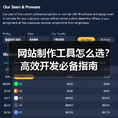 网站制作工具怎么选?高效开发必备指南(图2) 网站制作工具怎么选?高效开发必备指南(图2)