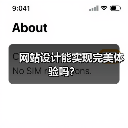 网站设计能实现完美体验吗?(图2) 网站设计能实现完美体验吗?(图2)