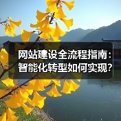 网站建设全流程指南:智能化转型如何实现?(图2) 网站建设全流程指南:智能化转型如何实现?(图2)
