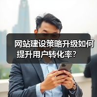 网站建设策略升级如何提升用户转化率？