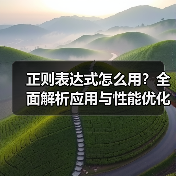 正则表达式怎么用?全面解析应用与性能优化(图2) 正则表达式怎么用?全面解析应用与性能优化(图2)