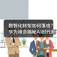 数智化转型如何落地?华为峰会揭秘AI时代新机遇(图2) 数智化转型如何落地?华为峰会揭秘AI时代新机遇(图2)