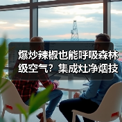 爆炒辣椒也能呼吸森林级空气?集成灶净烟技术实测(图3) 爆炒辣椒也能呼吸森林级空气?集成灶净烟技术实测(图3)