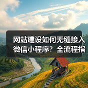 网站建设如何无缝接入微信小程序?全流程指南(图2) 网站建设如何无缝接入微信小程序?全流程指南(图2)