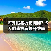 海外服务器访问慢？5大加速方案提升效率（图1）