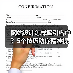 网站设计怎样吸引客户？5个技巧助你精准提升转化率（图3）