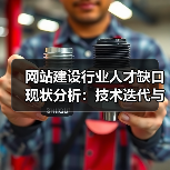 网站建设行业人才缺口现状分析:技术迭代与供需失衡的挑战(图1) 网站建设行业人才缺口现状分析:技术迭代与供需失衡的挑战(图1)