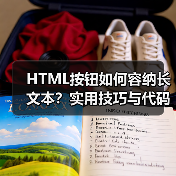 HTML按钮如何容纳长文本?实用技巧与代码示例(图2) HTML按钮如何容纳长文本?实用技巧与代码示例(图2)