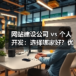 网站建设公司 vs 个人开发：选择哪家好？优缺点全解析
