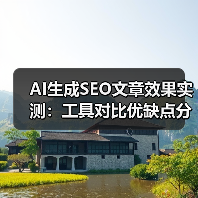 AI生成SEO文章效果实测：工具对比优缺点分析（图1）