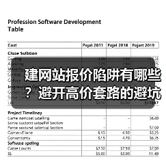 建网站报价陷阱有哪些？避开高价套路的避坑指南（图3）