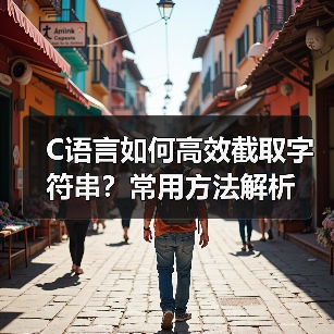 C语言如何高效截取字符串？常用方法解析（图1）