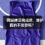 网站建设完成后，维护真的不需要吗？