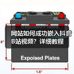 网站如何成功嵌入抖音B站视频？详细教程（图4）