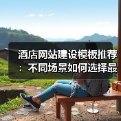 酒店网站建设模板推荐：不同场景如何选择最合适的？（图2）