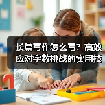 长篇写作怎么写？高效应对字数挑战的实用技巧（图3）