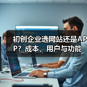初创企业选网站还是APP？成本、用户与功能怎么选（图4）