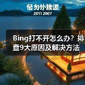 Bing打不开怎么办？排查9大原因及解决方法（图1）