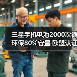 三星手机电池2000次循环保80%容量 欧盟认证行业领先（图3）