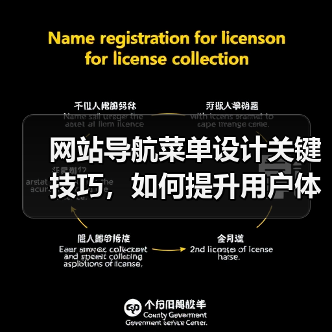 网站导航菜单设计关键技巧，如何提升用户体验？（图1）