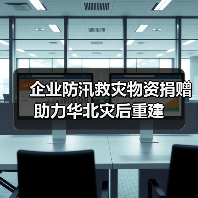 企业防汛救灾物资捐赠 助力华北灾后重建（图2）