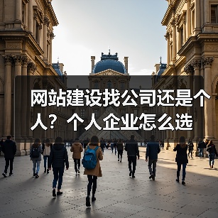 网站建设找公司还是个人？个人企业怎么选（图3）