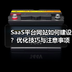 SaaS平台网站如何建设？优化技巧与注意事项全解析（图3）