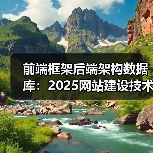 前端框架后端架构数据库：2025网站建设技术趋势全解析（图2）