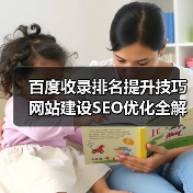 百度收录排名提升技巧 网站建设SEO优化全解析（图1）