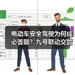 电动车安全驾驶为何成必答题？九号联动交管科普活动深度解析（图1）