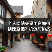 个人网站交易平台如何快速变现?机遇与挑战全解析(图4) 个人网站交易平台如何快速变现?机遇与挑战全解析(图4)