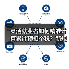 灵活就业者如何精准计算累计预扣个税?新规计算器上线(图1) 灵活就业者如何精准计算累计预扣个税?新规计算器上线(图1)