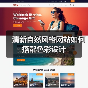 清新自然风格网站如何搭配色彩设计(图4) 清新自然风格网站如何搭配色彩设计(图4)