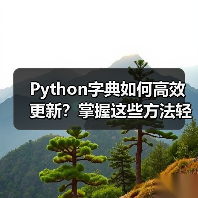 Python字典如何高效更新？掌握这些方法轻松应对数据操作（图3）